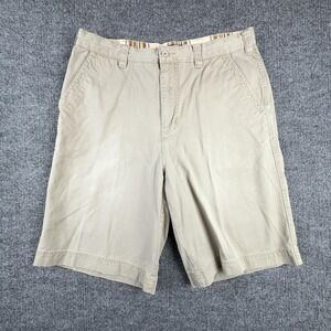 U.S. Expedition Shorts Mens 36 Beige Chino 11 Inseam Canvas Pockets Casual